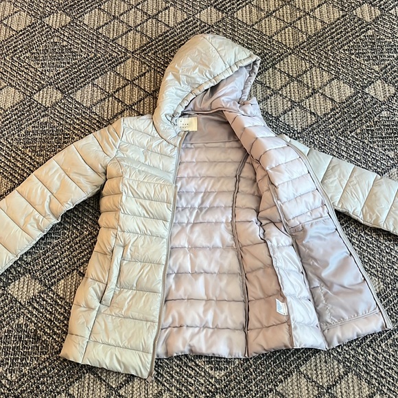 GREY PARKA WITH ADJUSTABLE HOOD - Picture 2 of 5